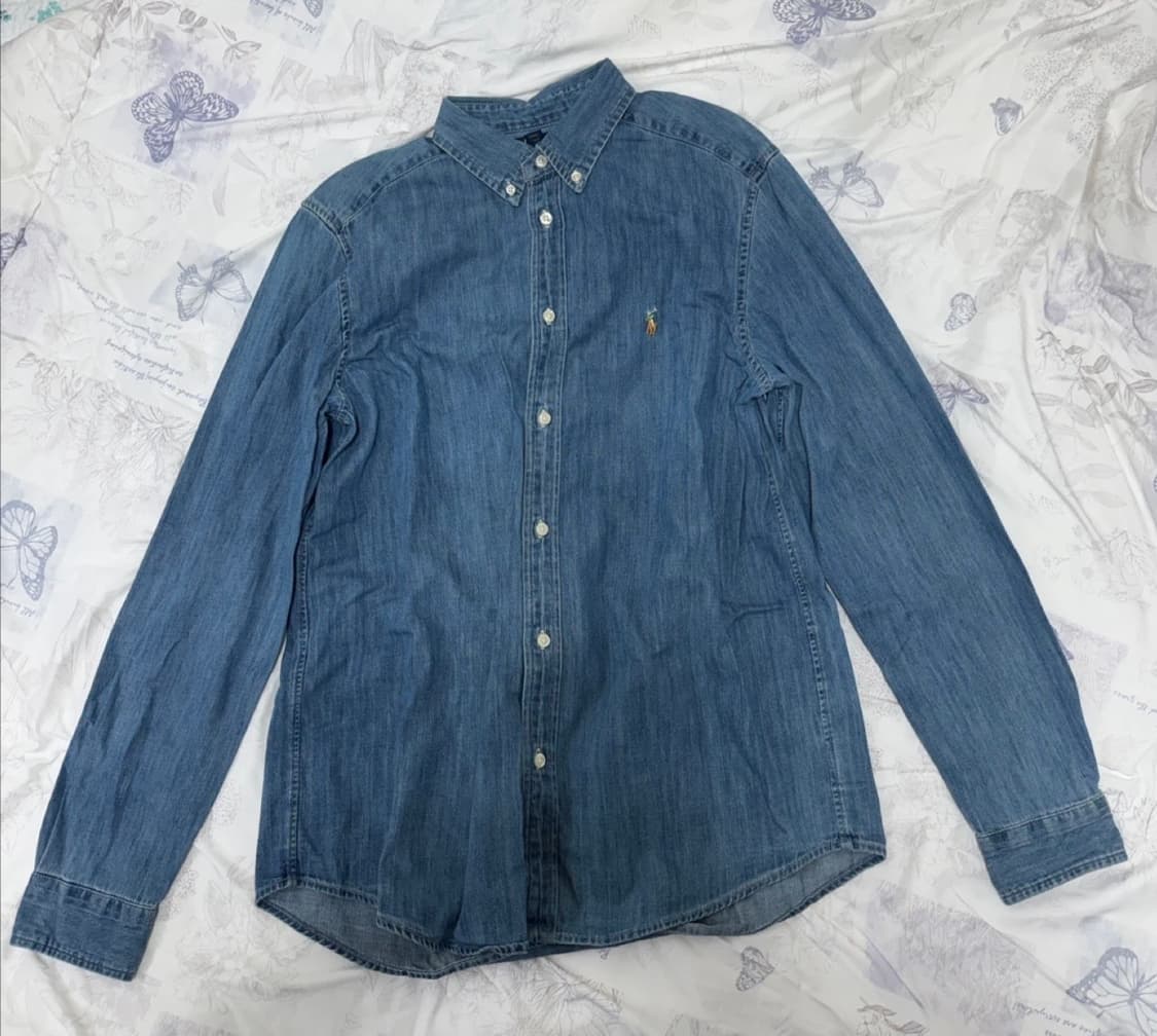 폴로 랄프로렌 데님 셔츠 XL(18~20) 상품이미지1