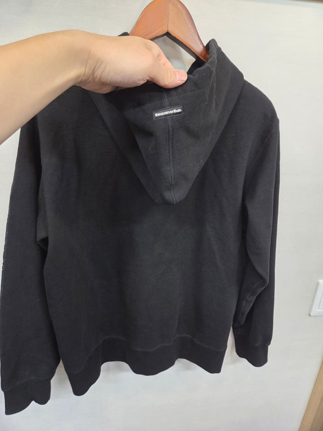 디스이즈네버댓 테잎사이드로고 후드집업 L 상품이미지3