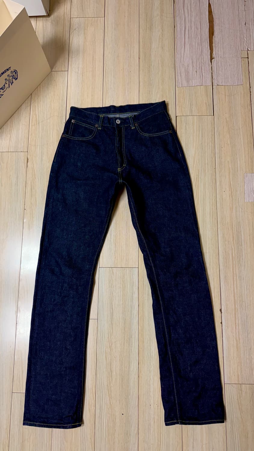 어트랙션즈 웨어마스터즈 스트레이트 원워시 셀비지데님 30사이즈 상품이미지2