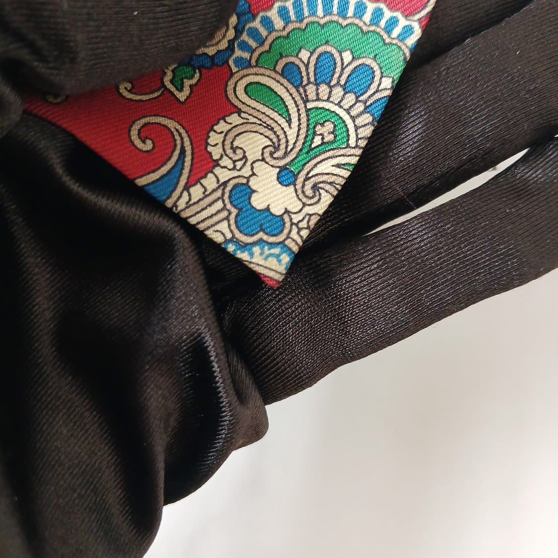 폴로 랄프로렌 실크 레드 페이즐리 넥타이 8.9cm A+~A등급 G16 상품이미지9