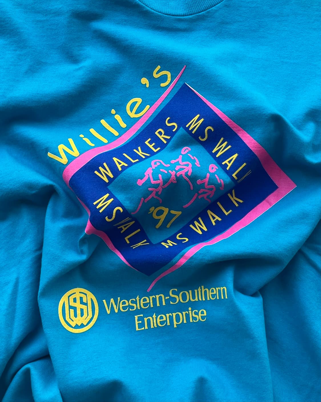 90’s USA “MS Walk” Promo T-shirt  상품이미지8