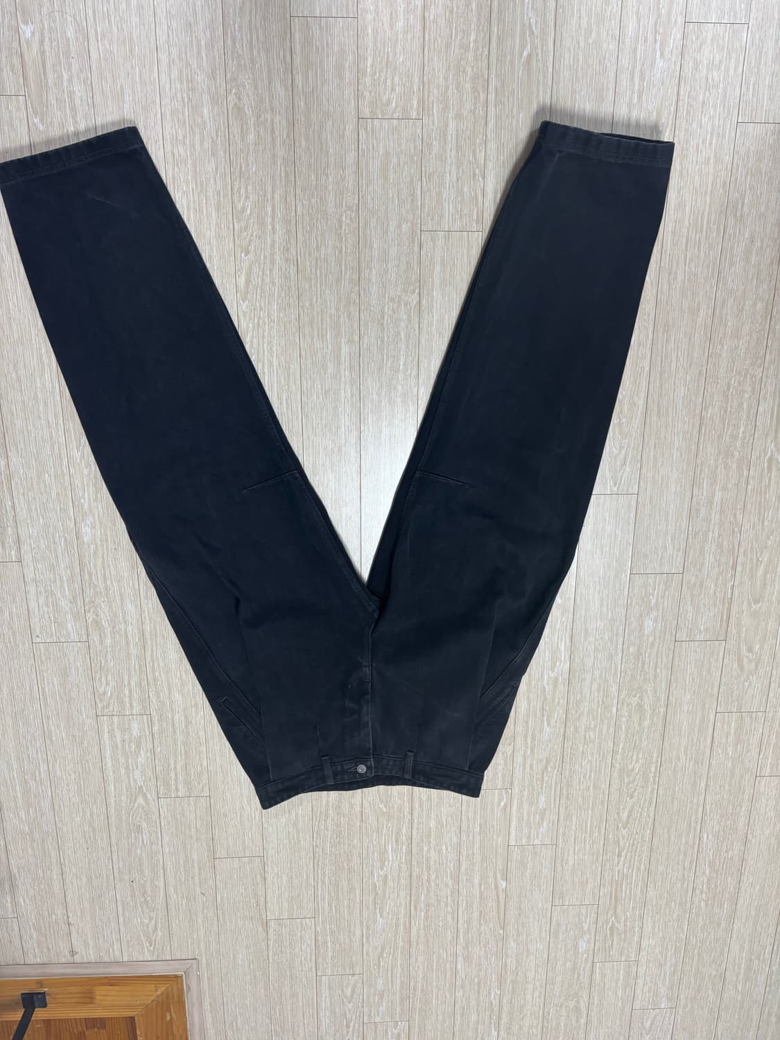 쿠어 딥 플리츠 커브드 팬츠 M사이즈 상품이미지2