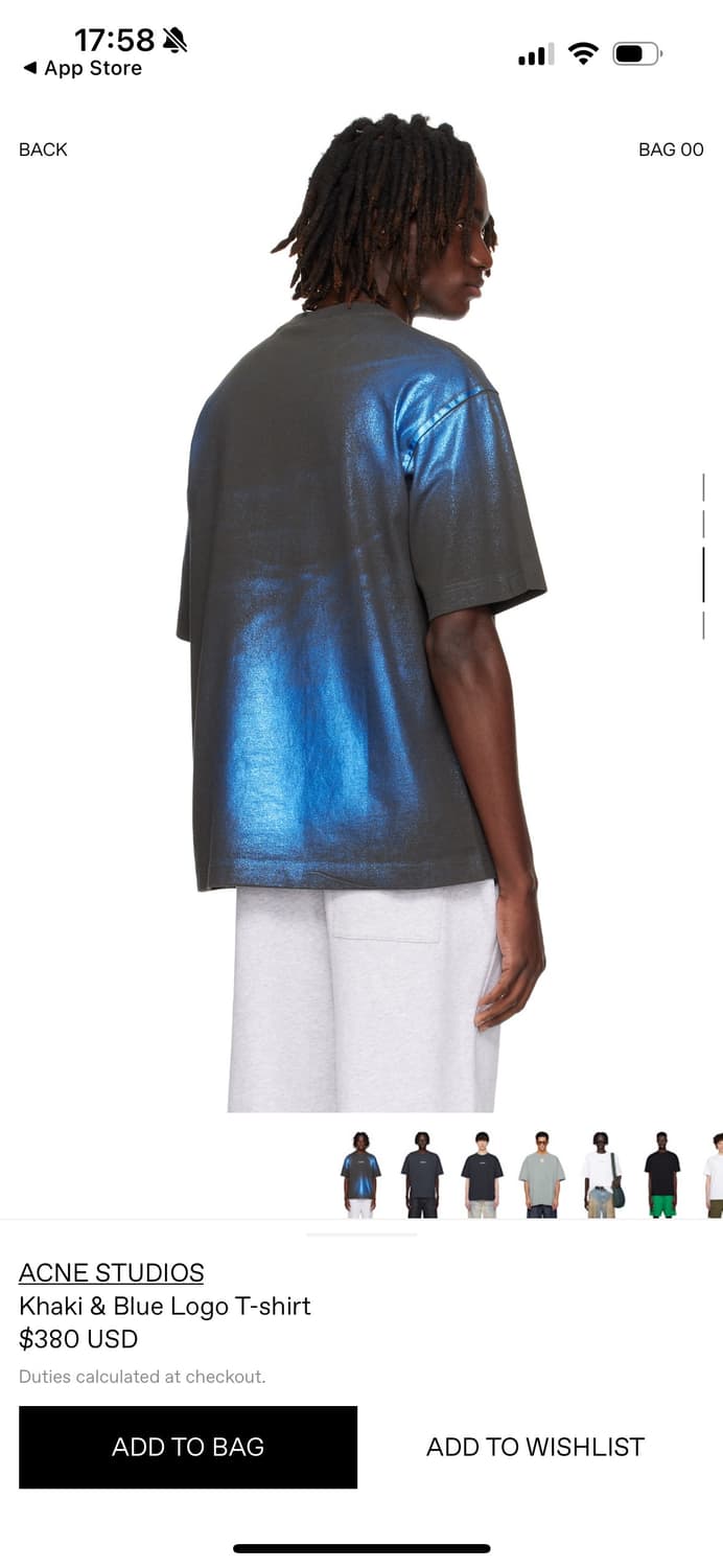 Acne studios Logo T-Shirt 상품이미지4