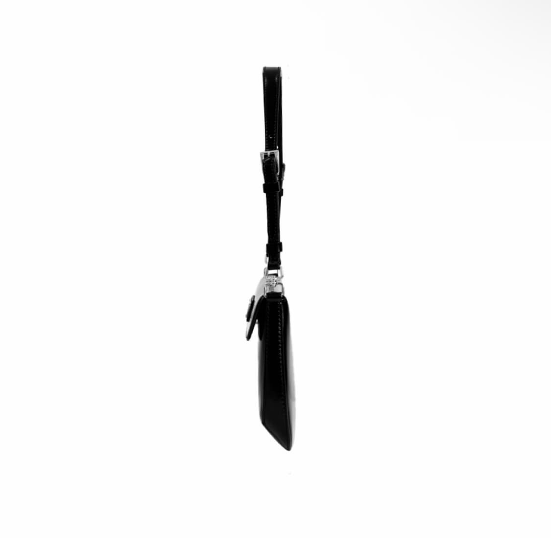 [MINI] 프라다 여성 브러시드 레더 클레오 플랩 숄더백 미니백 블랙 상품이미지4