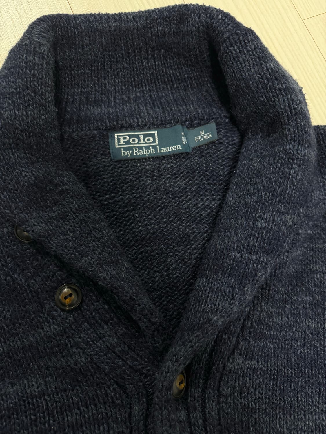 00s POLO Shawl Collar Cardigan 상품이미지2
