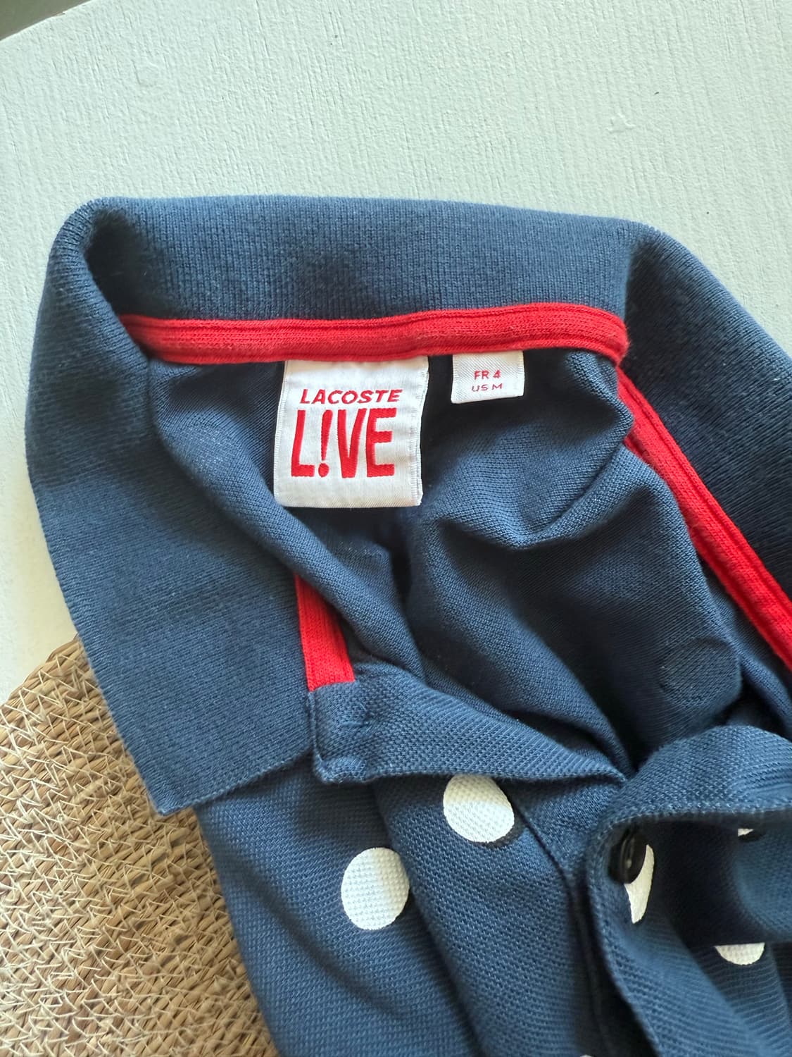 라코스테 LIVE 도트 반팔 폴로티 상품이미지3