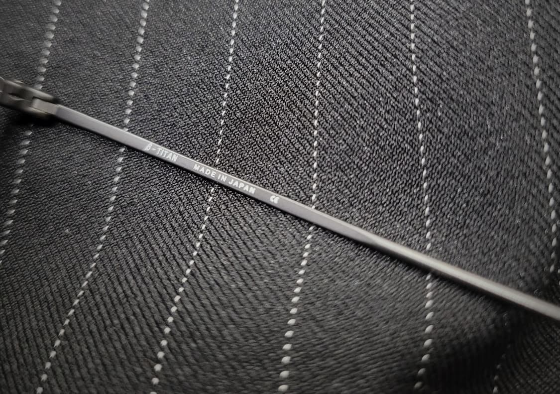 마수나가 블랙 B 티탄 안경 상품이미지8