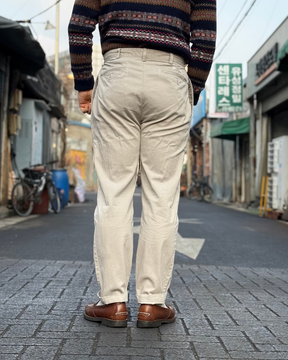 90's 폴로 랄프로렌 투턱 앤드류 팬츠 34 상품이미지9