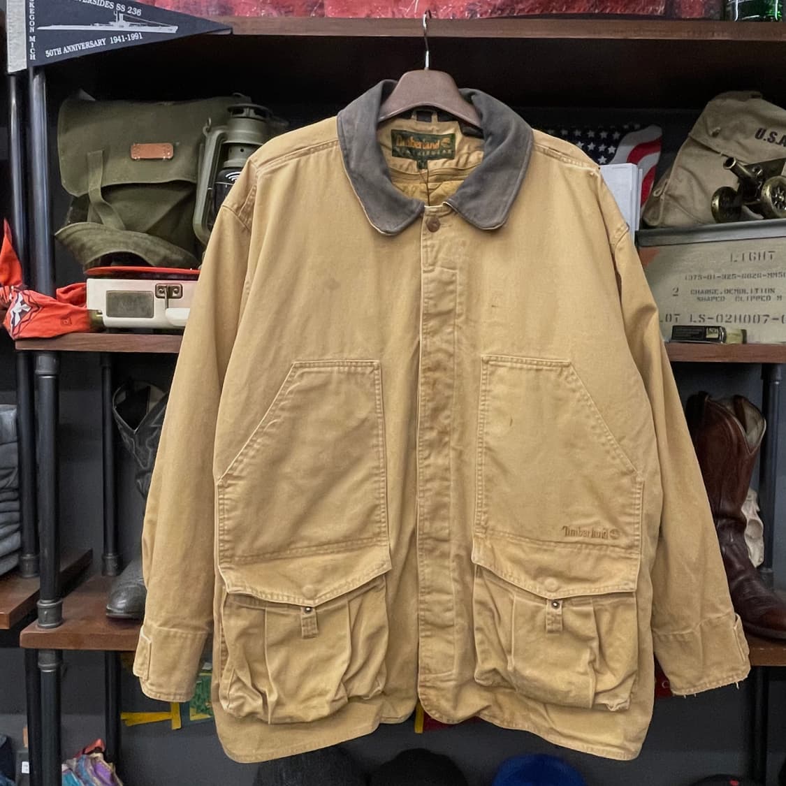 90s 팀버랜드 웨더기어 퀼팅 내피 초어 워크 자켓 / 워크 웨어 상품이미지1