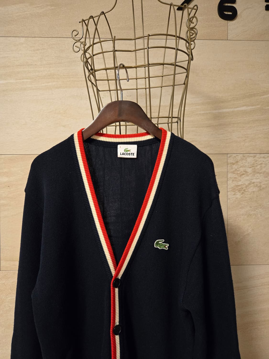 [4/100] 라코스테 남성 가디건 상품이미지2