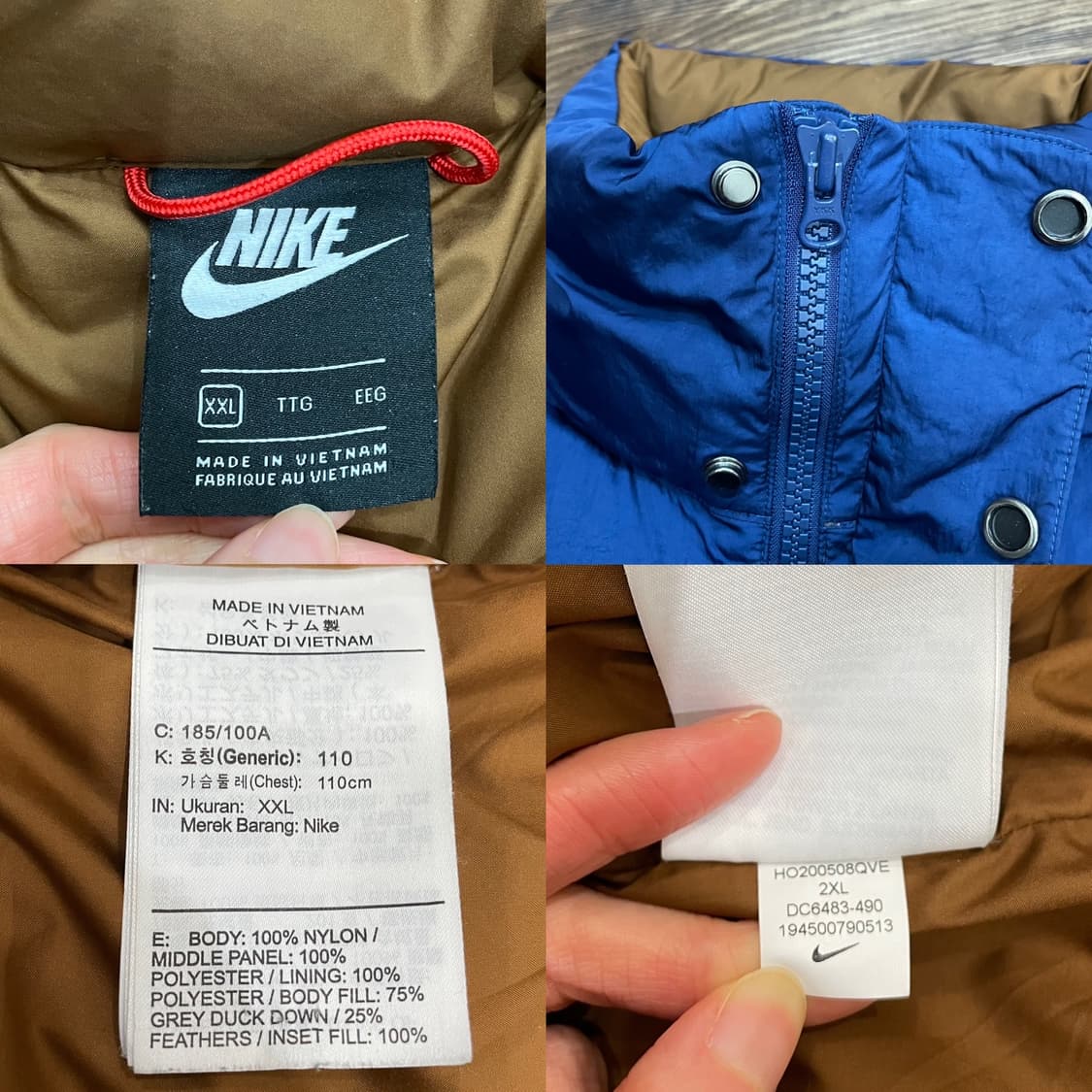 나이키 NSW 덕다운 필 푸퍼 패딩 자켓 상품이미지7