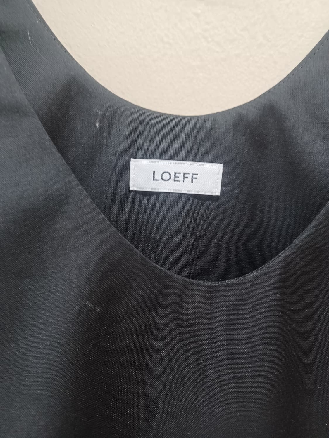 LOEFF 로에프 블랙 롱 원피스  상품이미지3