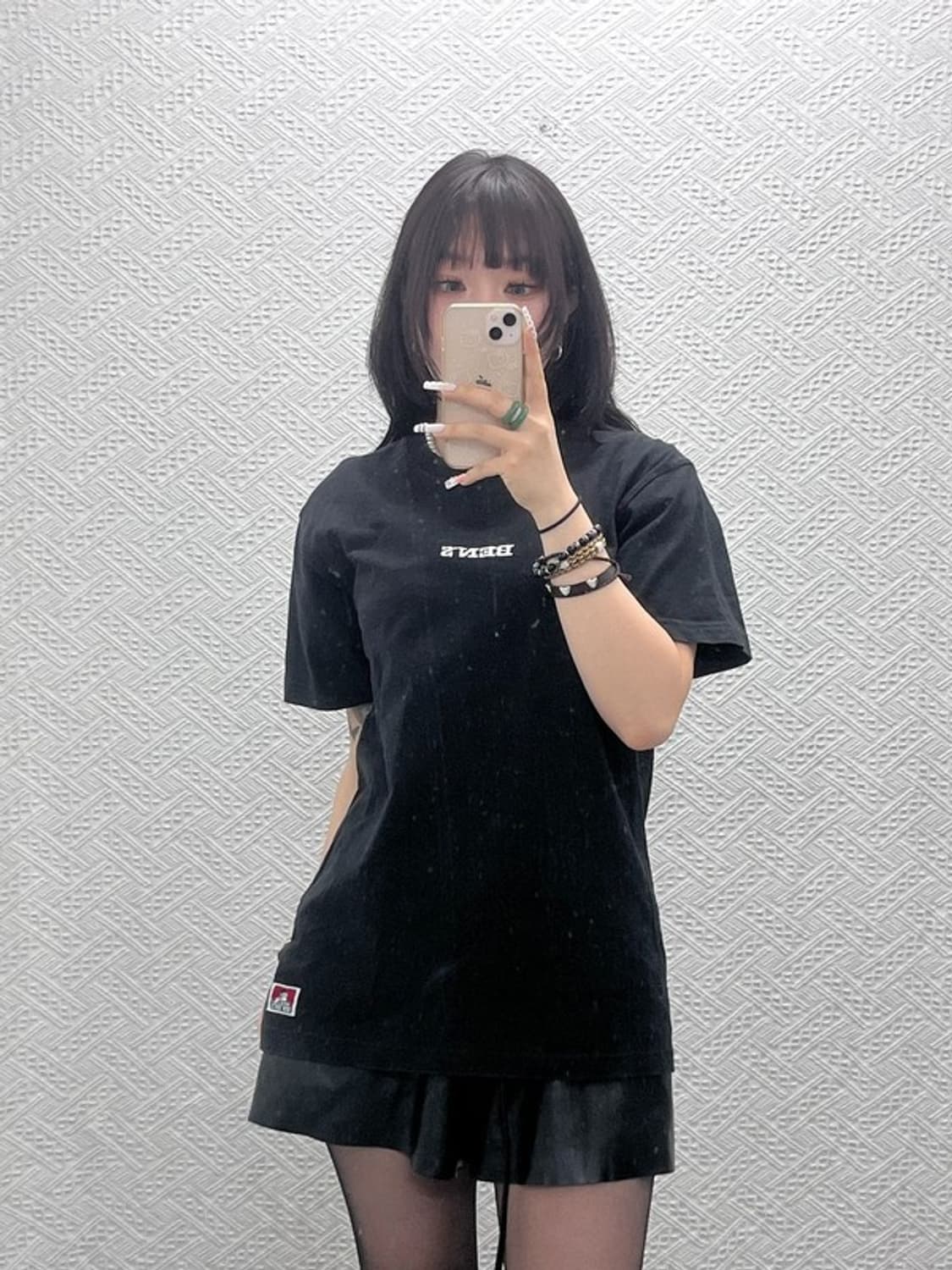 벤 데이비스 빈티지 스트릿 키치 빅프린팅 반팔티 M C10793 상품이미지1