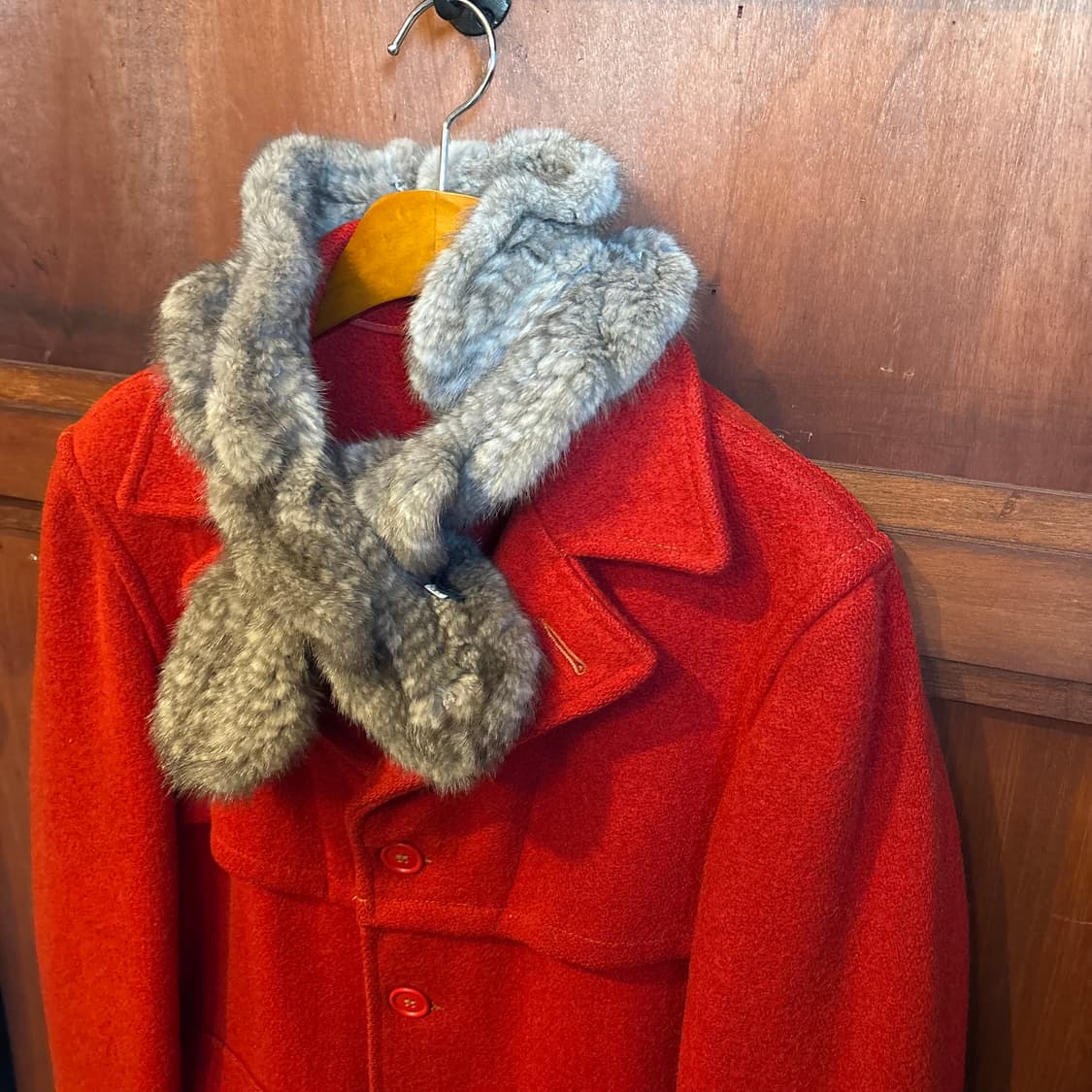 페리엘리스 프릴고리 쁘띠 밍크 머플러 투톤 그레이 상품이미지3