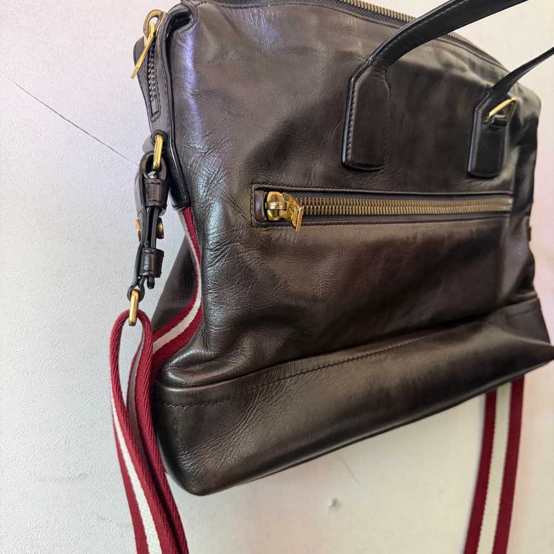 발리 다크브라운 브리프케이스 토트&크로스백 상품이미지9