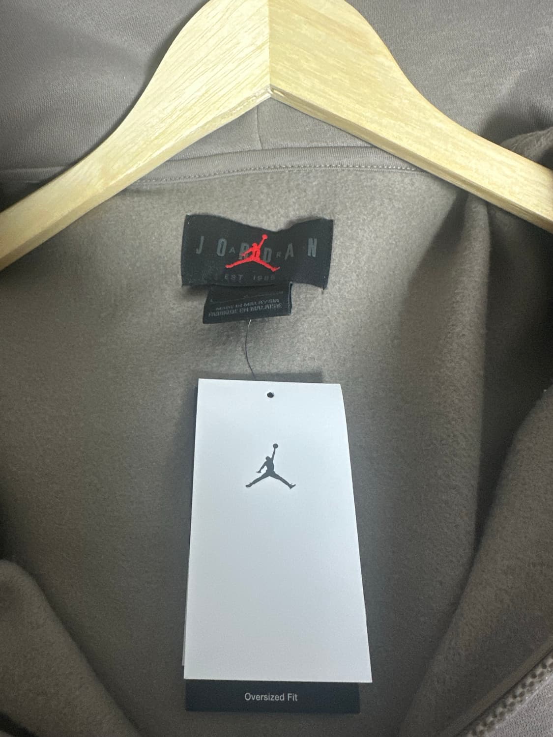 조던 브루클린 플리스 오버사이즈 풀 집 후드 상품이미지5