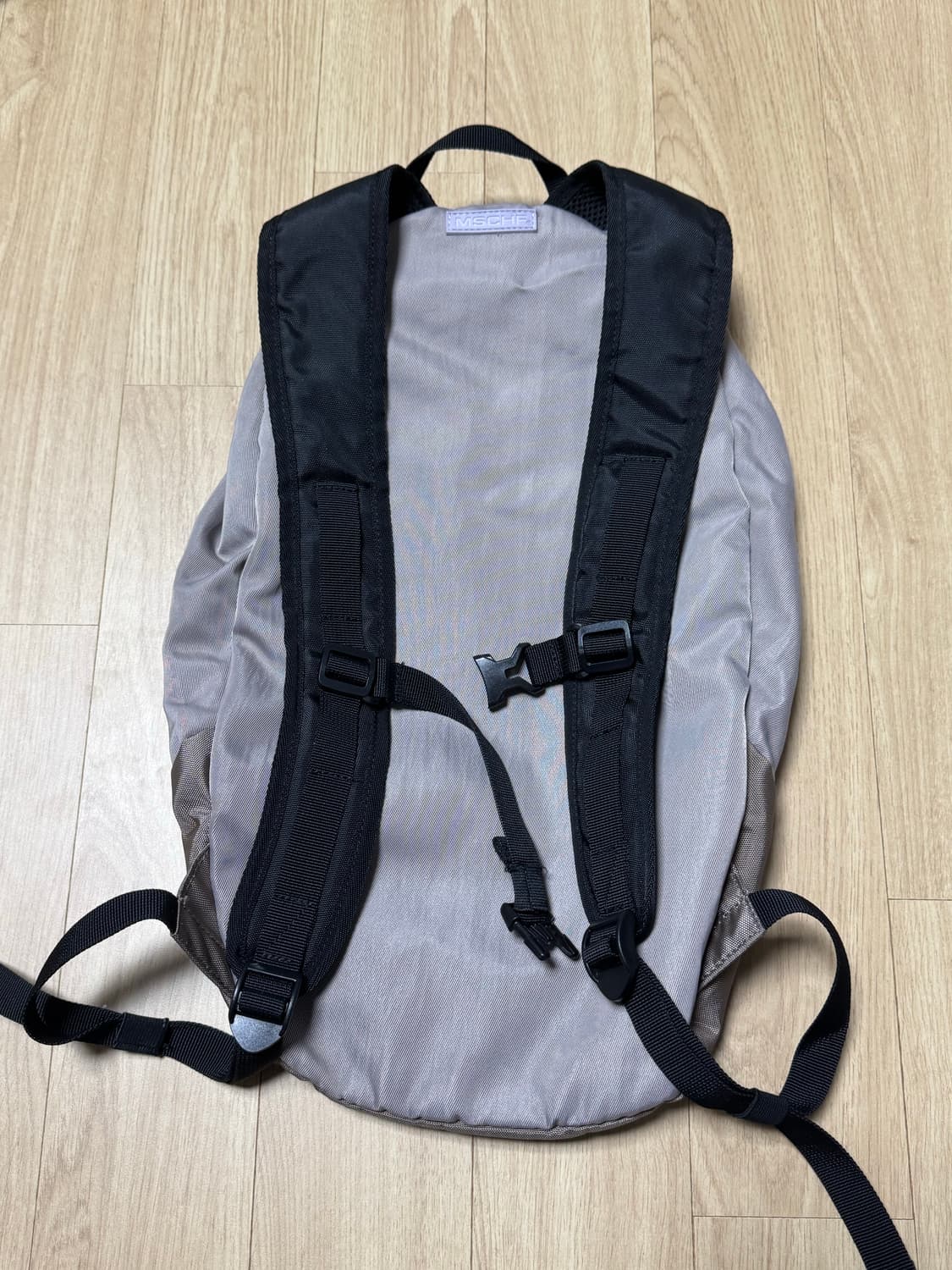 미스치프 롬버스 핑크그레이 백팩 상품이미지2