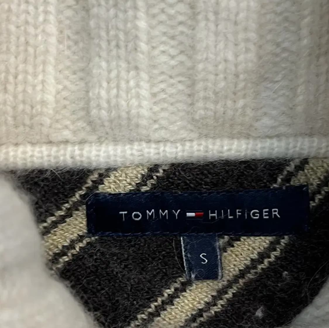 타미힐피거 여성 하이넥 울 가디건 (S) 상품이미지3