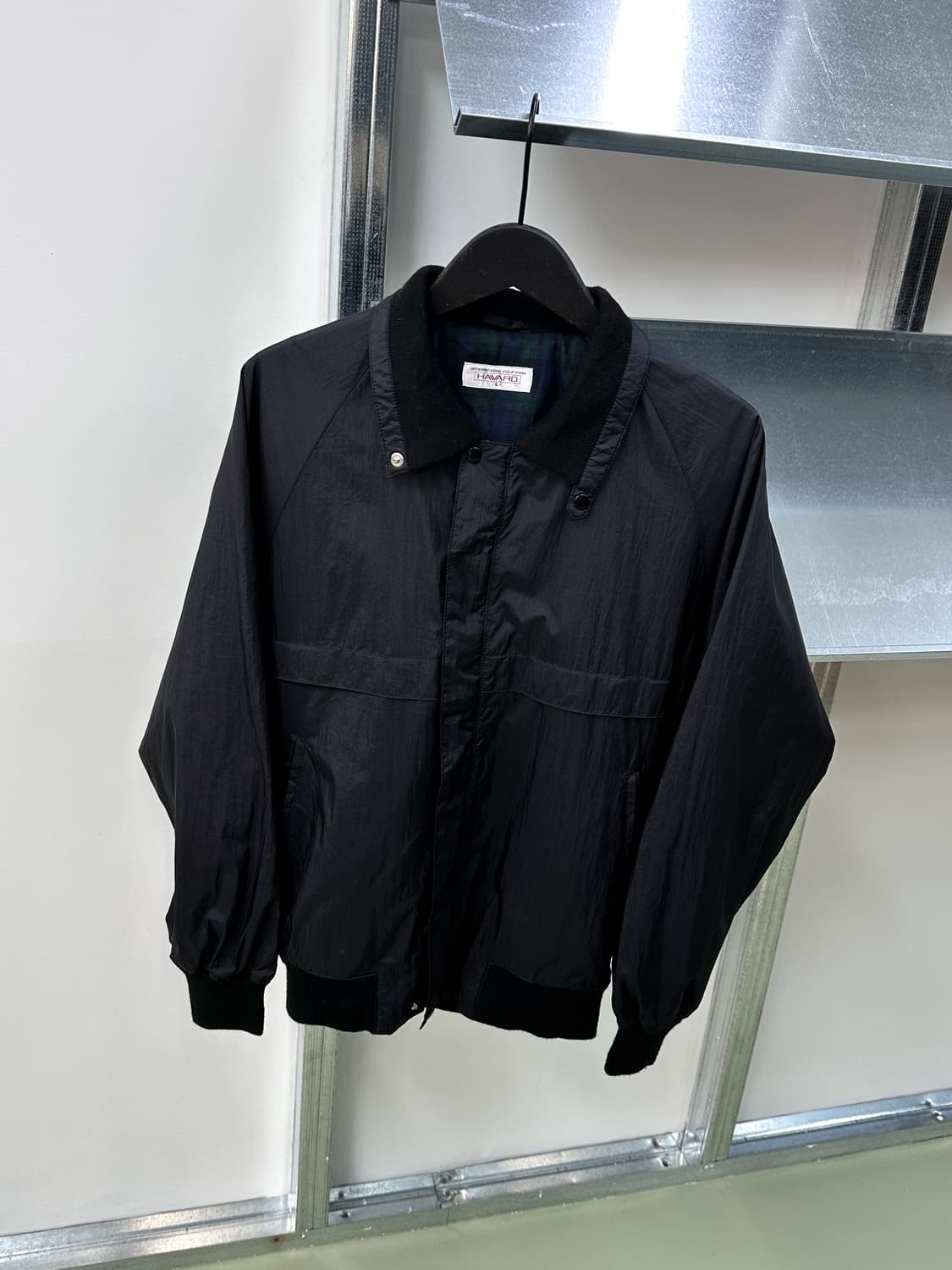 black oversized bomber jacket 상품이미지4