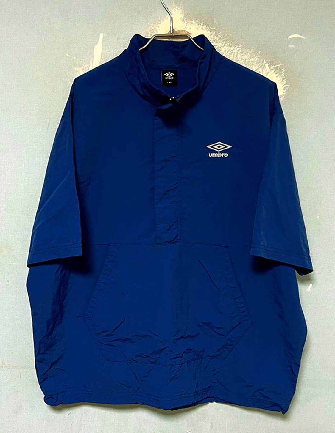 엄브로 남자 반팔티 클래식 아노락 바람막이 블루 반집업 L 105-110 상품이미지1