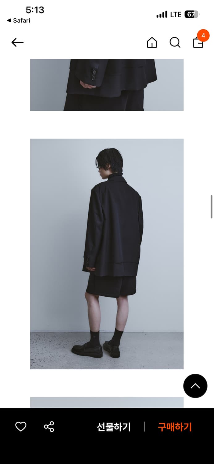 youth layered tailored jacket 상품이미지2