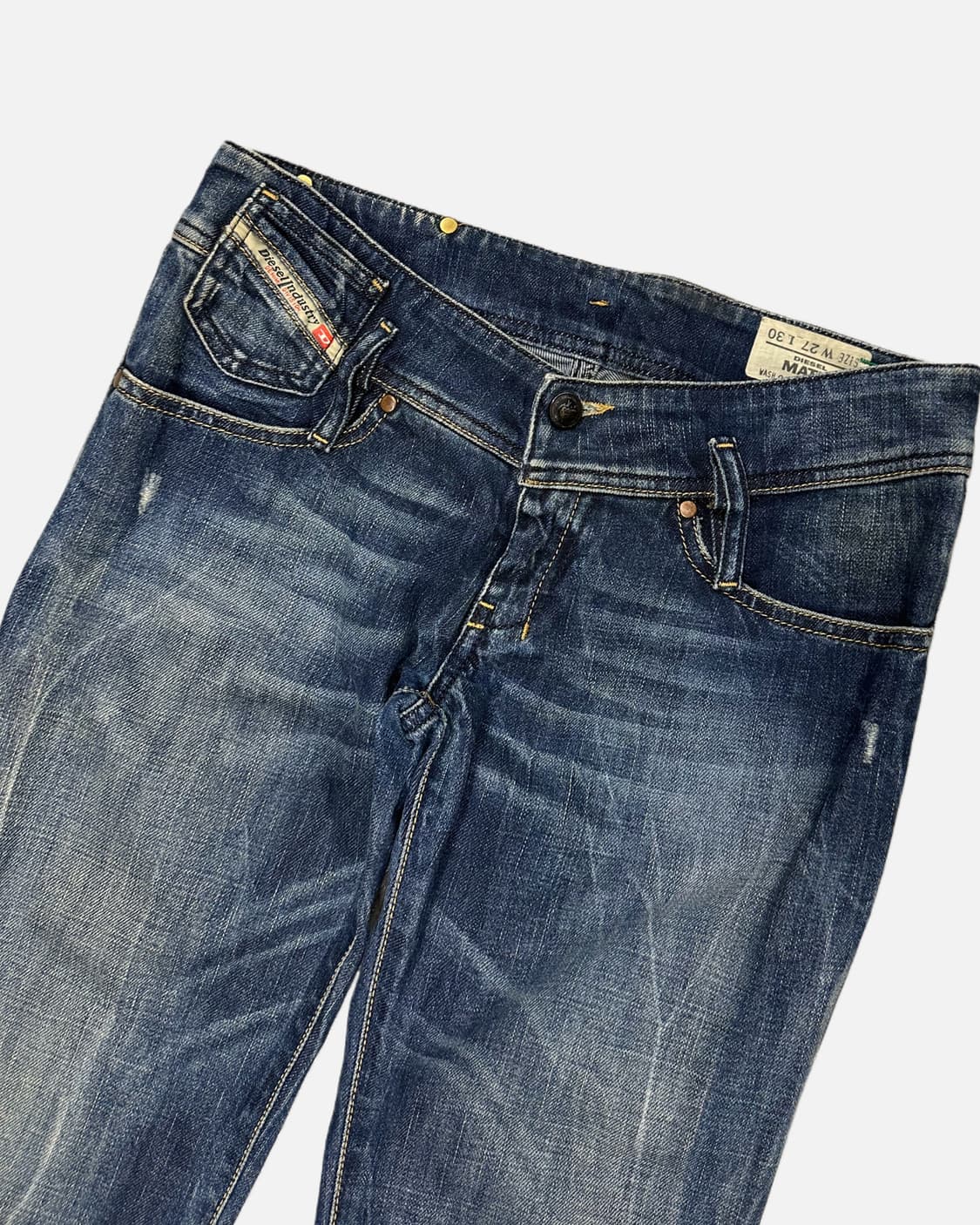 DIESEL vintage fade low-rise slim jean 상품이미지3