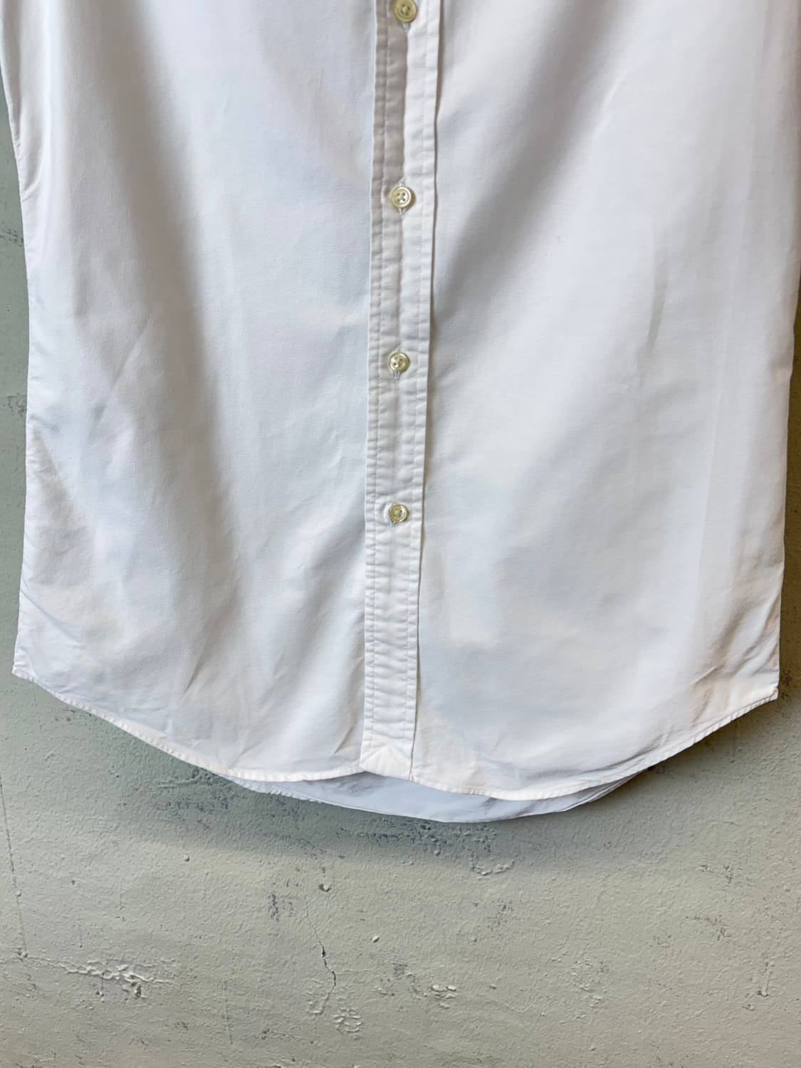 폴로랄프로렌 옥스포드 화이트 반팔셔츠 상품이미지3