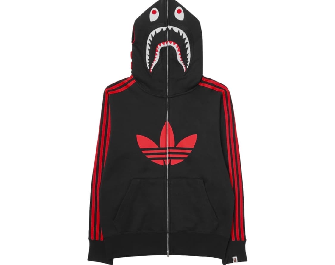 베이프 아디다스 얼티밋 샤크 후드집업 삽니다 상품이미지1