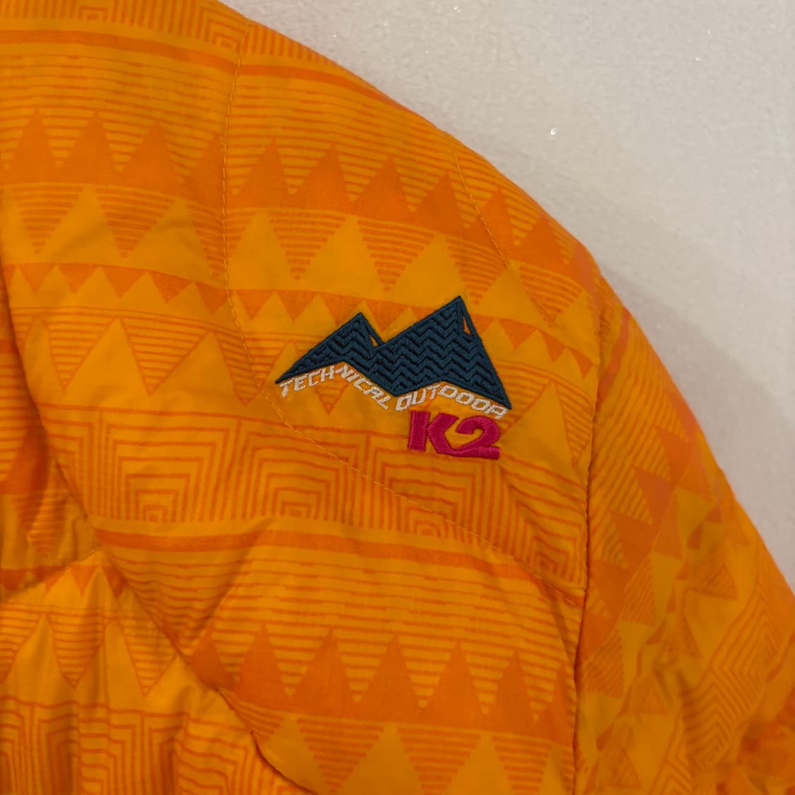 K2 여성 오렌지 핑크 경량 패딩 상품이미지7