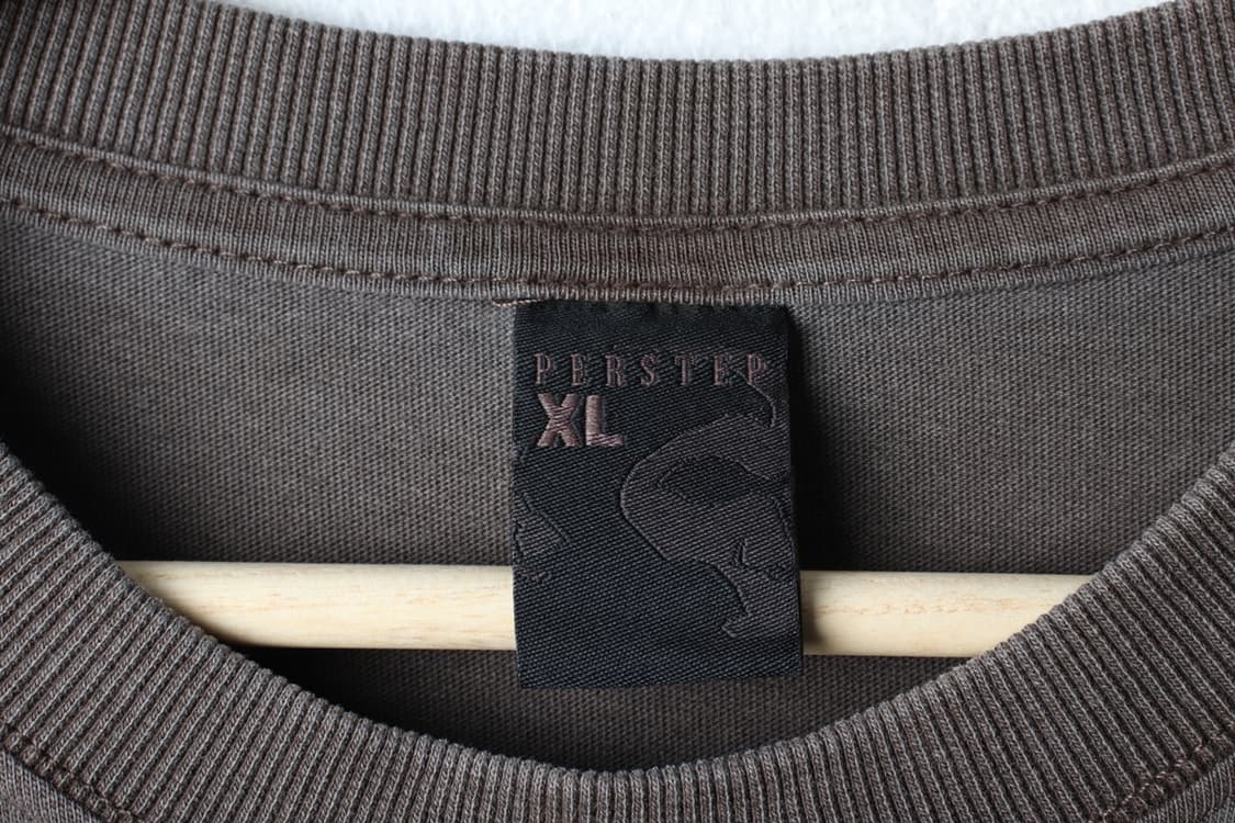 (XL-2XL) 퍼스텝 반팔 티셔츠 빅사이즈 피그먼트 브라운-H32417 상품이미지5