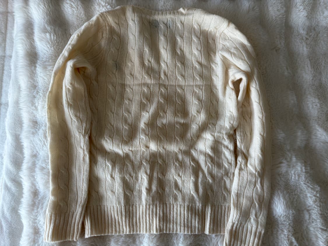 폴로랄프로렌 캐시미어 여성용 브이넥 니트 상품이미지3