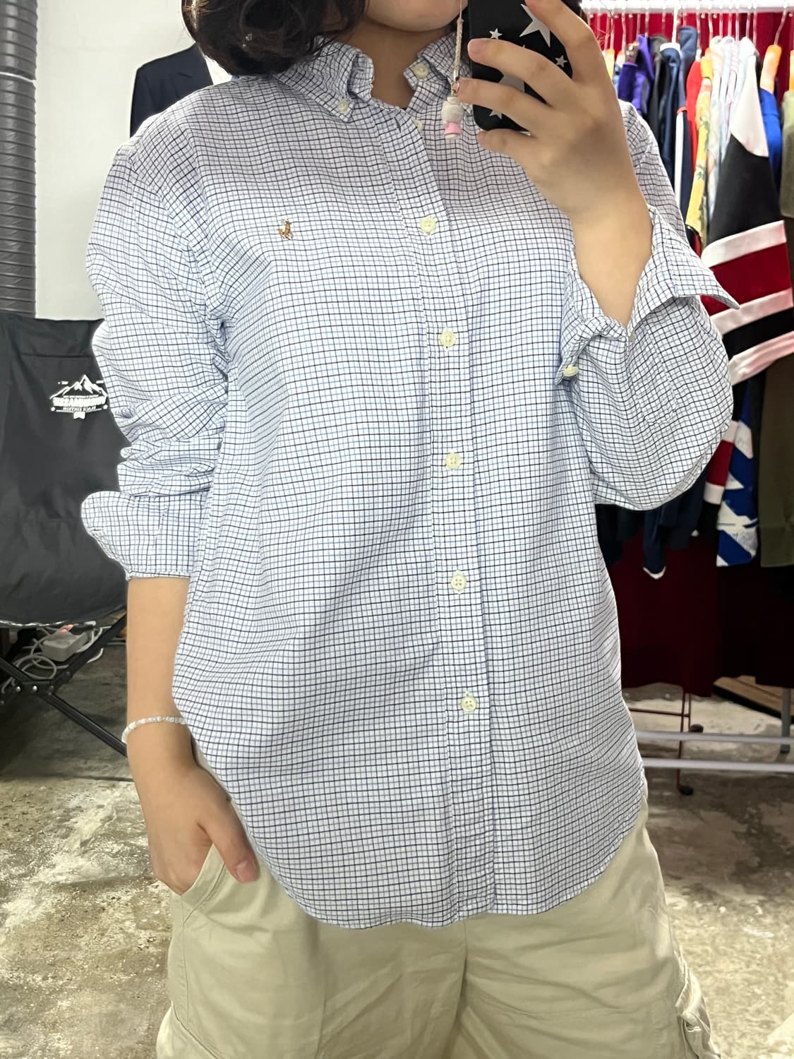 Polo 폴로 체크셔츠 여성m추천 상품이미지1