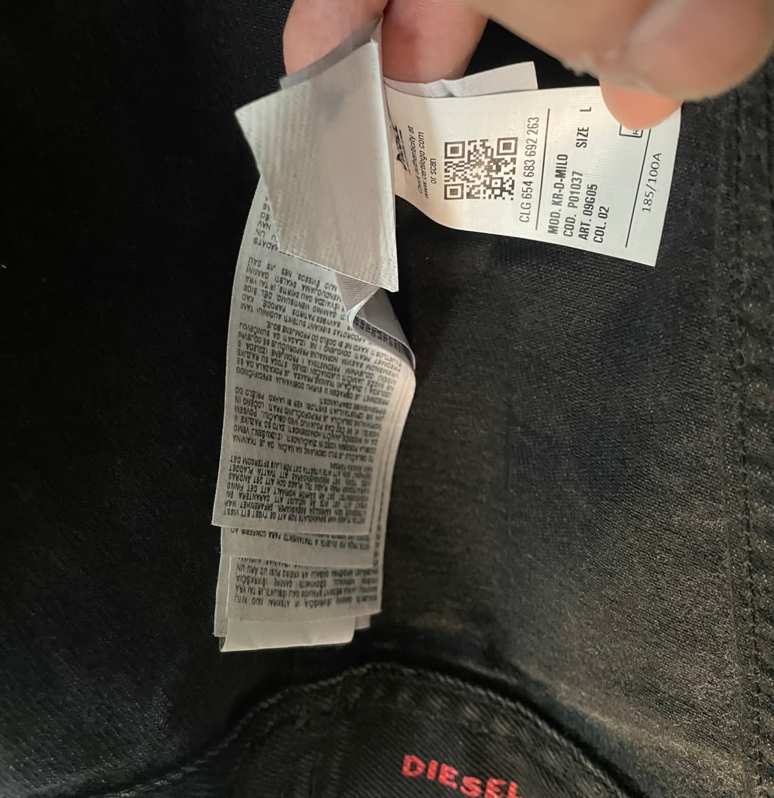 디젤 코팅 트러커 자켓 상품이미지3