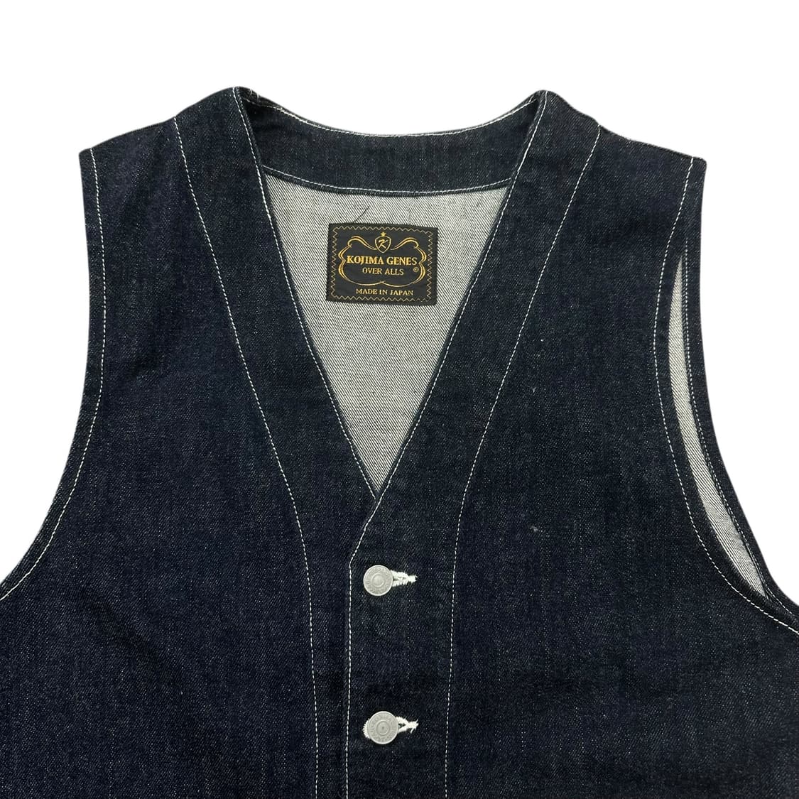 코지마진즈 데님 베스트 상품이미지2