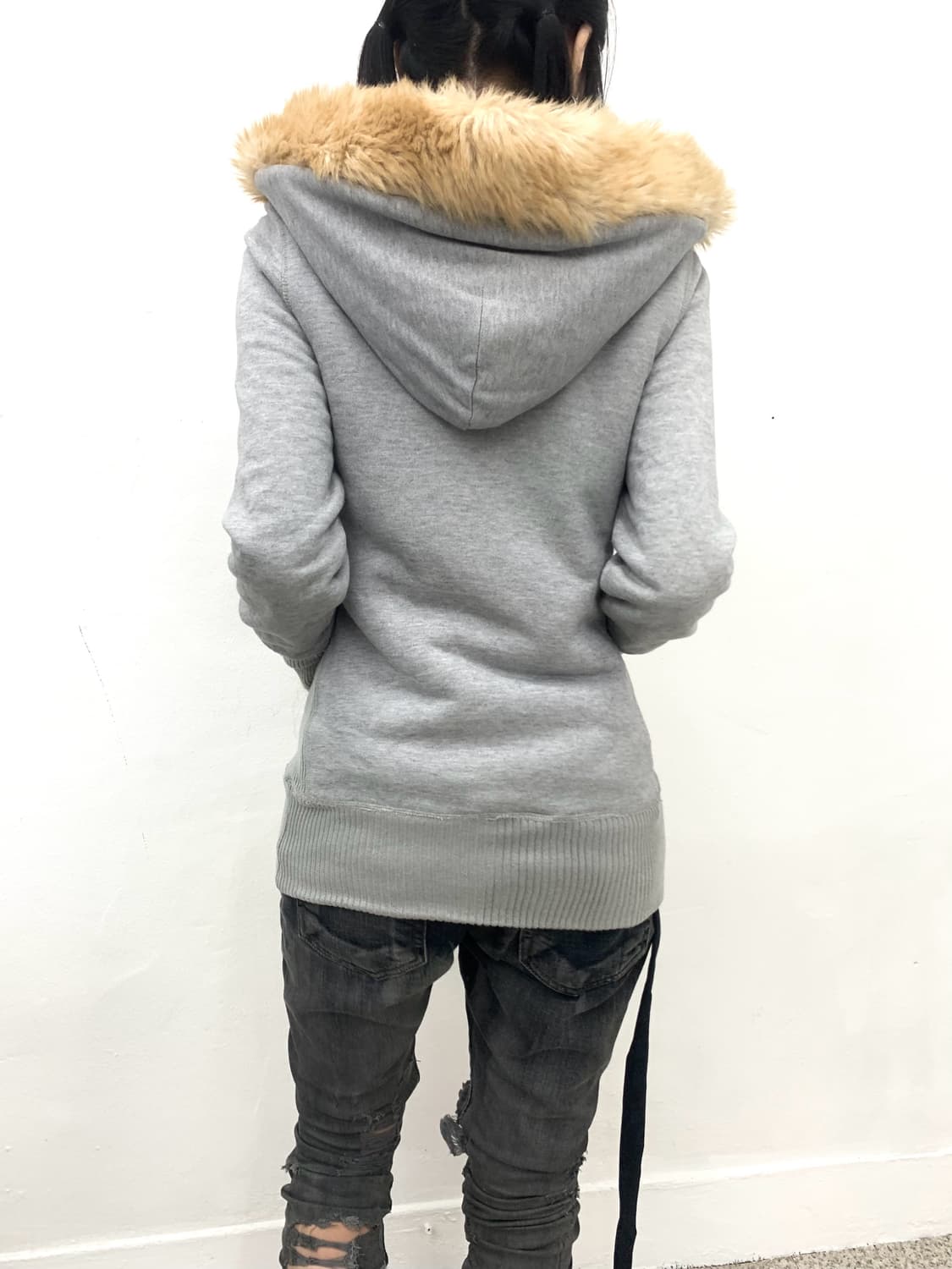 X-girl wolfjo hoodie  상품이미지5