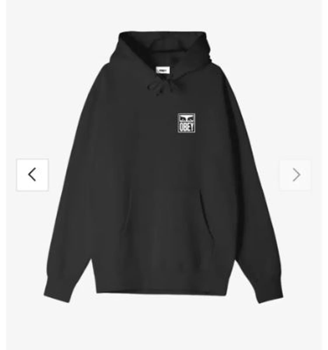 새상품) 오베이 아이즈 아이콘 후드티 블랙 L XL 상품이미지4