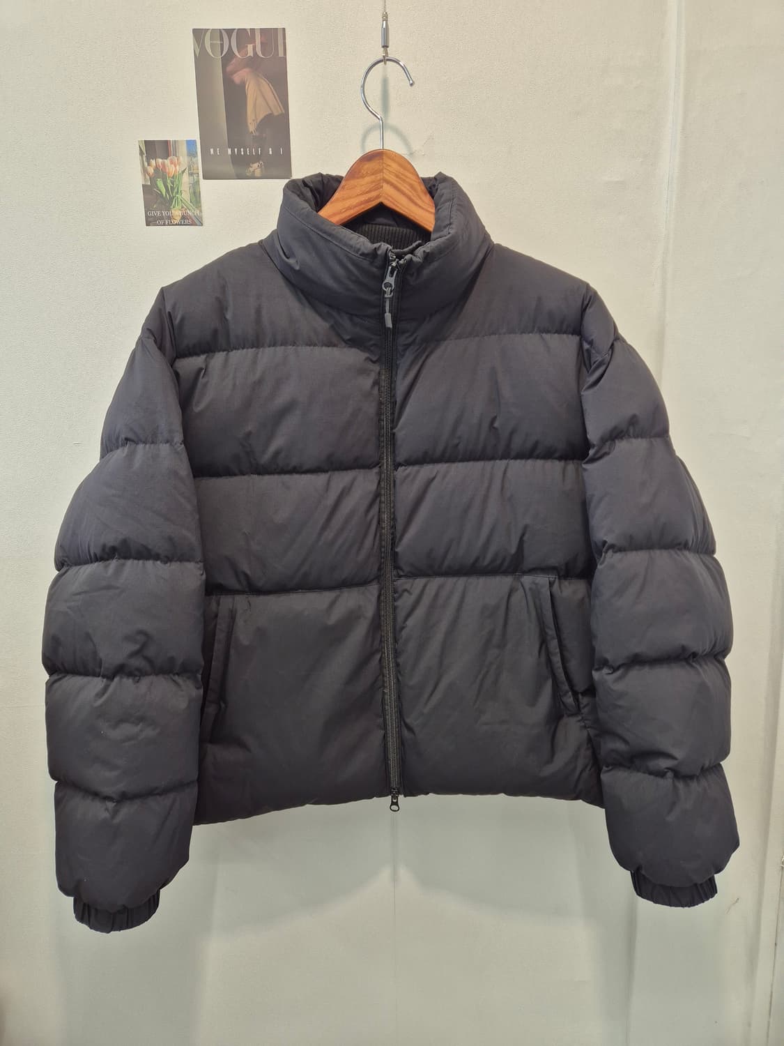 라퍼지스토어 숏패딩 M  블랙  상품이미지1