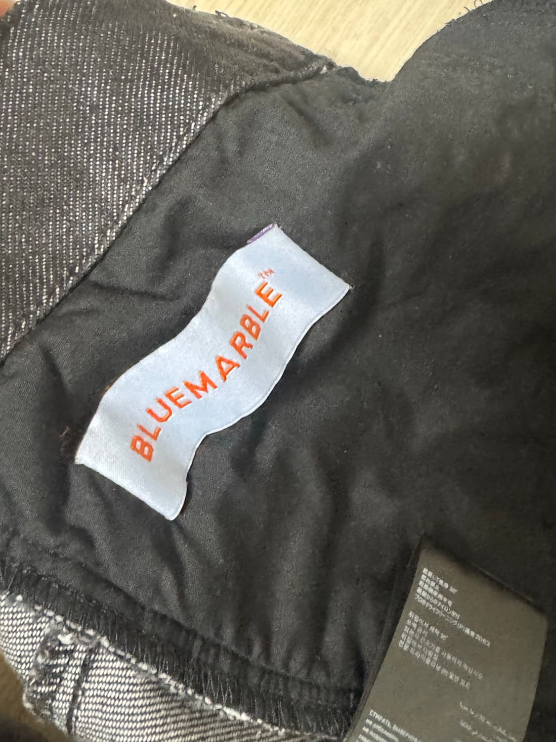 블루마블 스터드 배기 데님 팬츠 31 (나혼산 키 착용) 상품이미지10