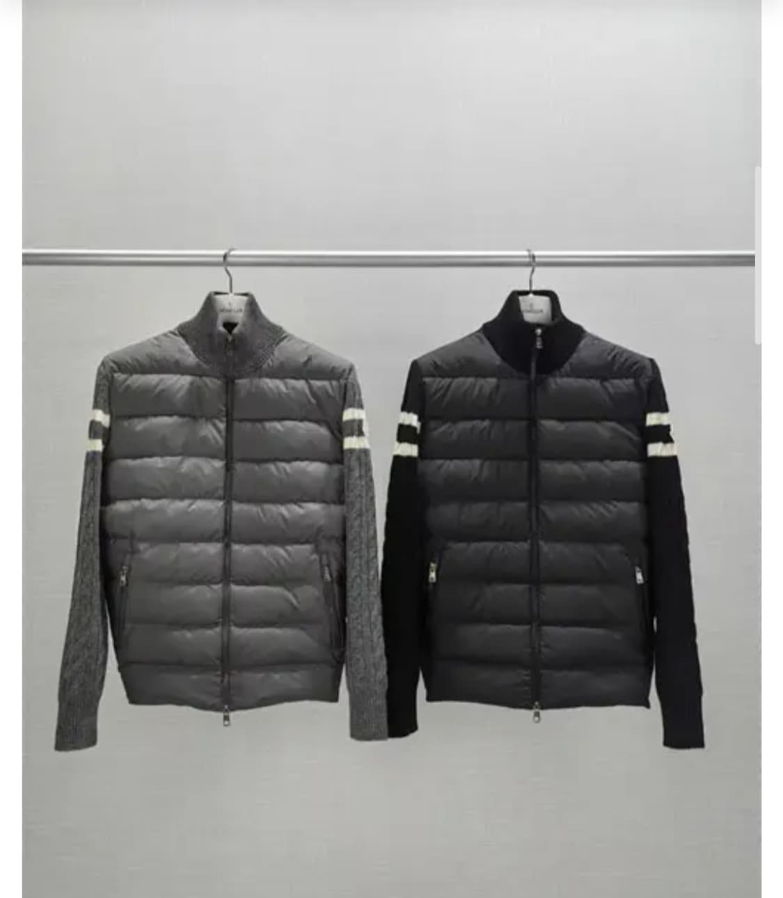 (새상품)몽클레어 니트패딩 그레이/블랙 남녀공용 상품이미지10