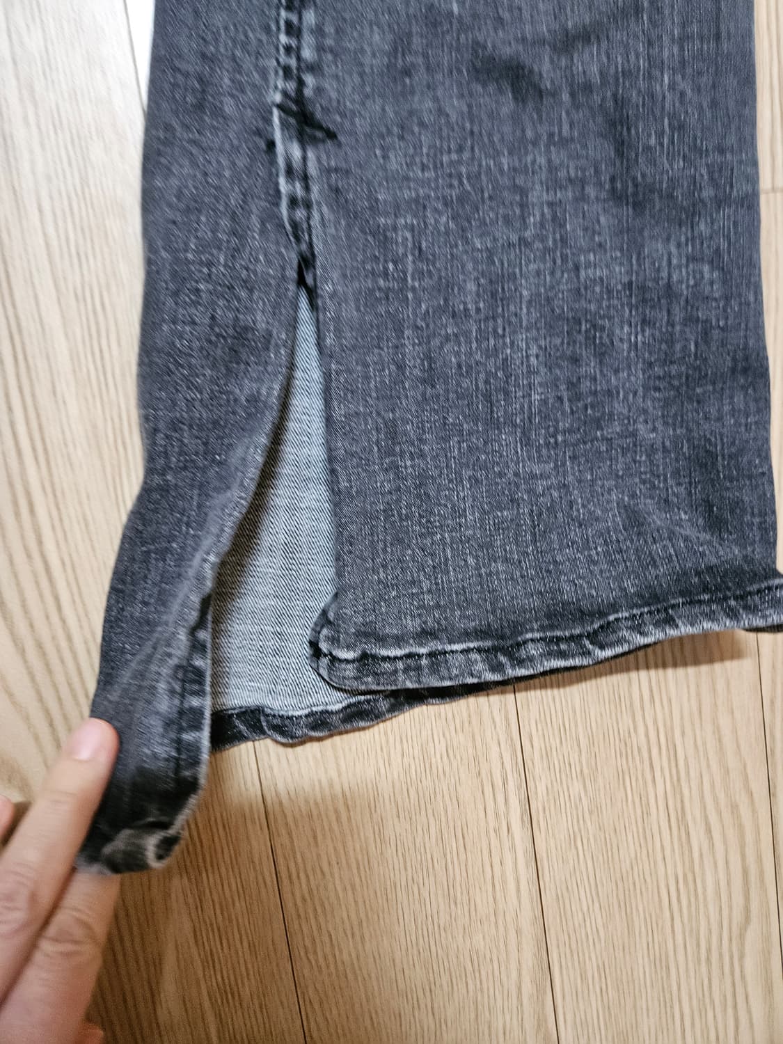 앤더슨벨 부츠컷 데님 S사이즈 상품이미지2