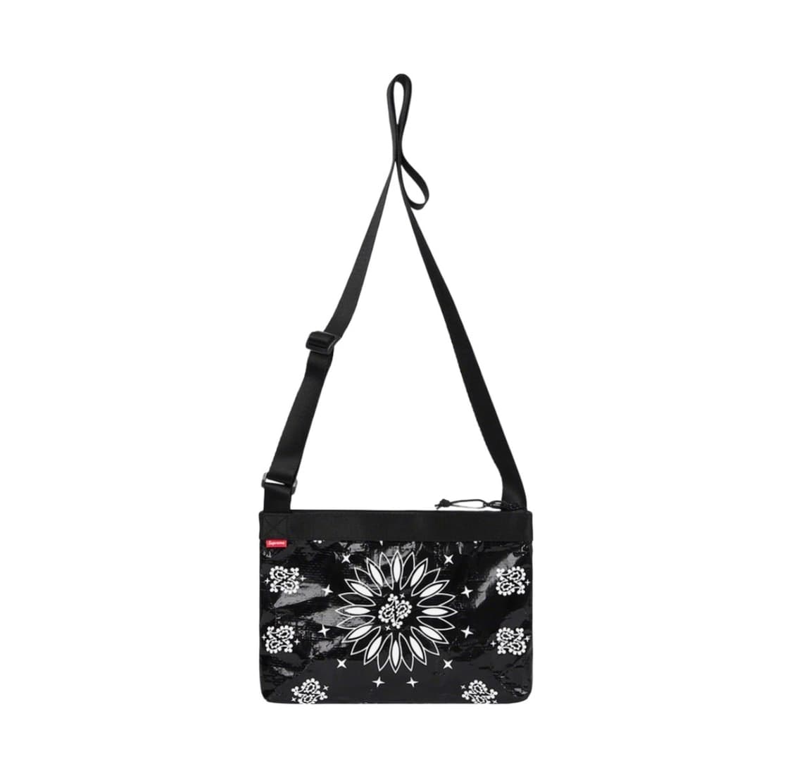 슈프림 Supreme Bandana Trap Side Black - 21 상품이미지2