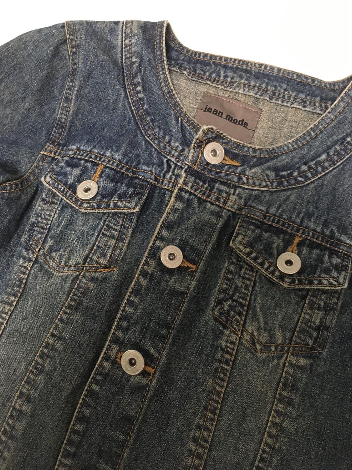 코이세이오st 일본빈티지 모리걸 무카라 청자켓 상품이미지3