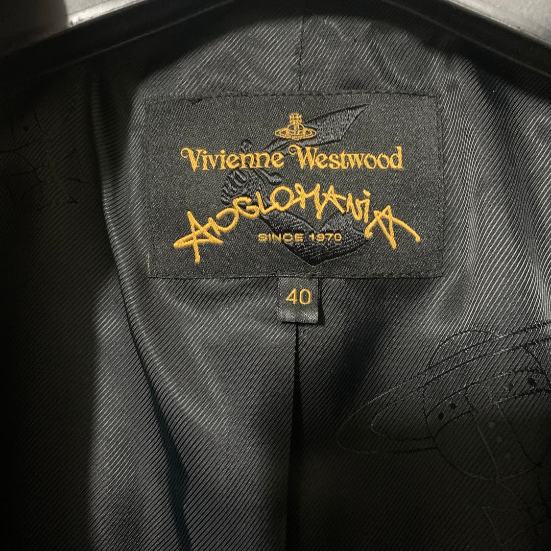 비비안 웨스트우드 블랙 울 코트 상품이미지8