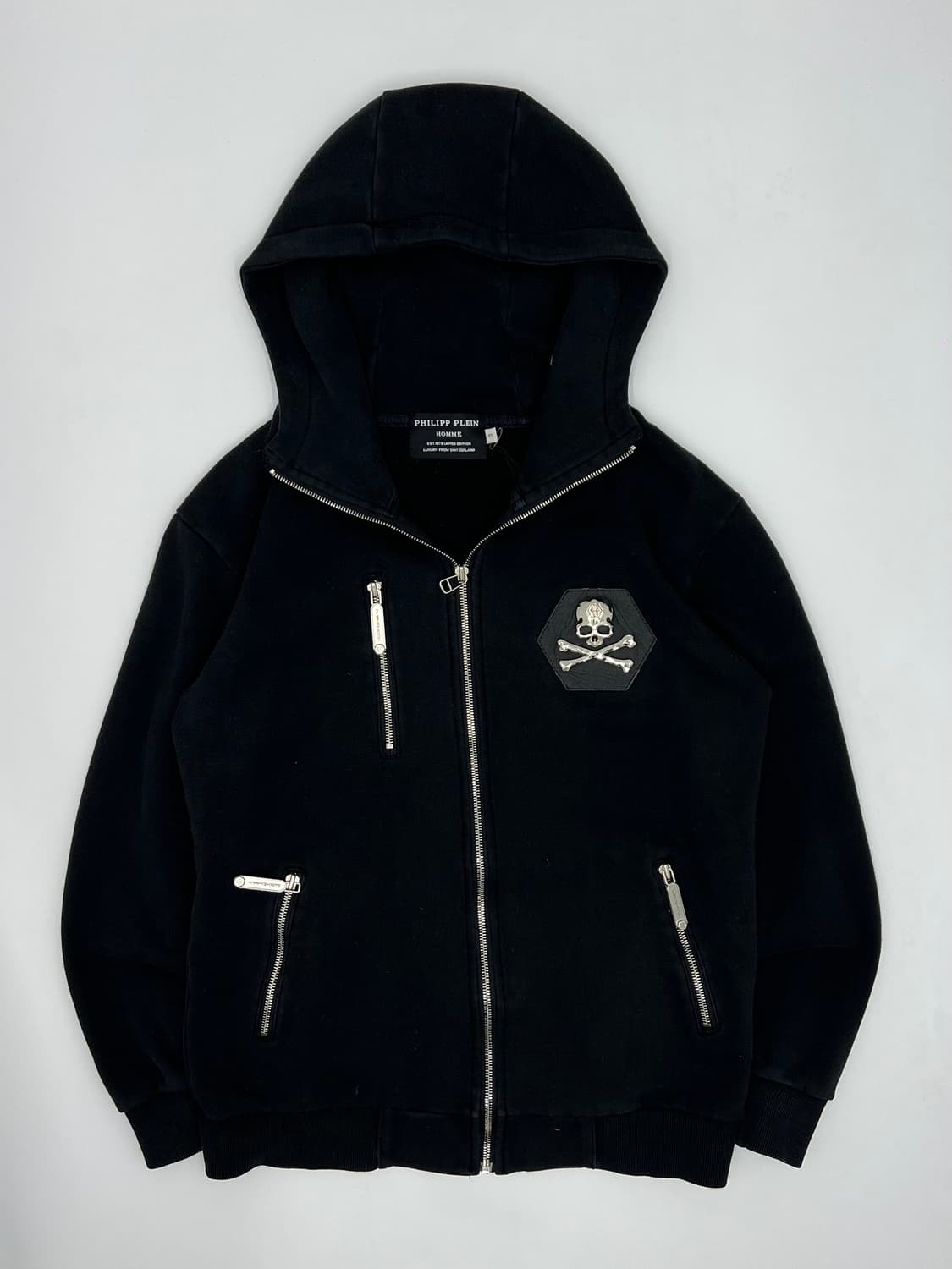 필립플레인 스컬 후드집업 상품이미지1