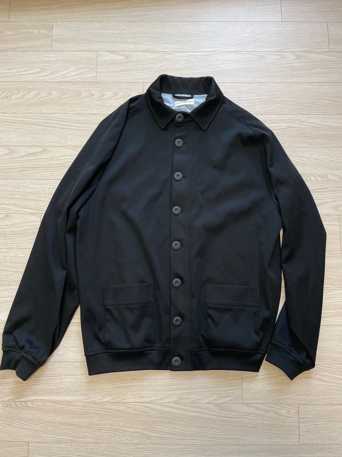 [2] 오토매틱포더피플 져지 포켓 자켓 블랙 상품이미지2