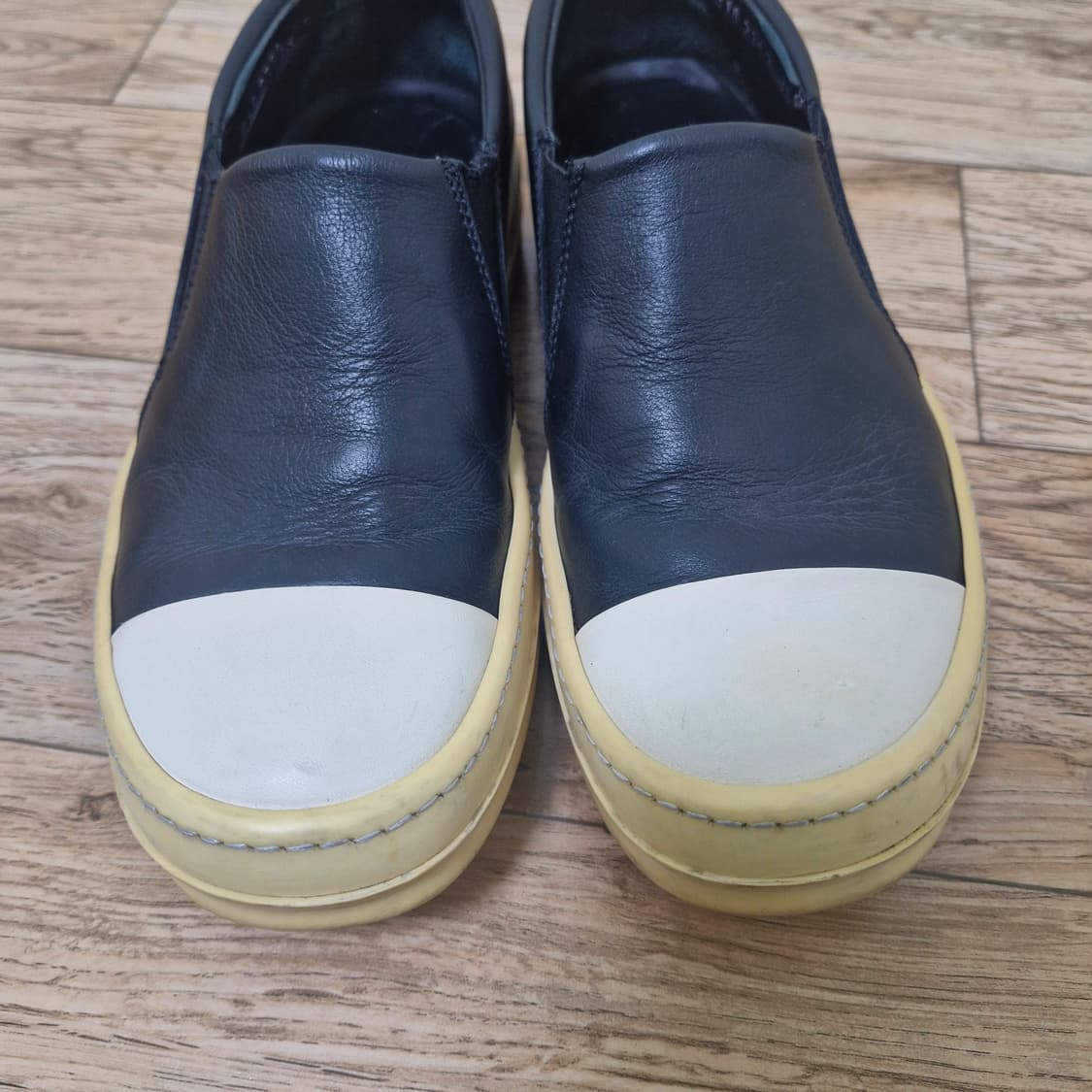 [35] 릭오웬스 라몬즈 레더 슬립온 상품이미지3