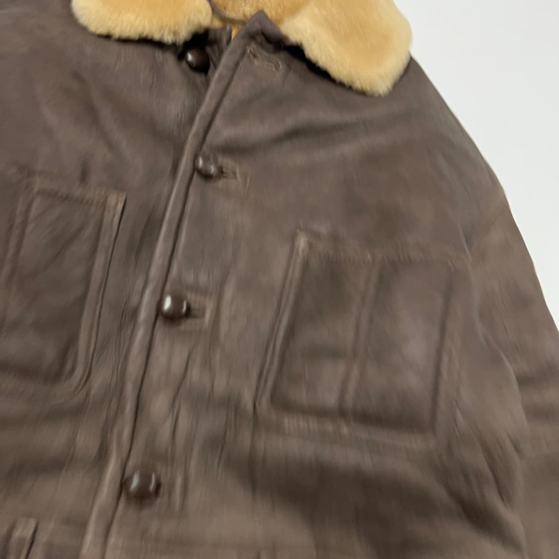 Johns hamer 옥토퍼스 아미 쉽스킨 롱무스탕자켓(L) 상품이미지4