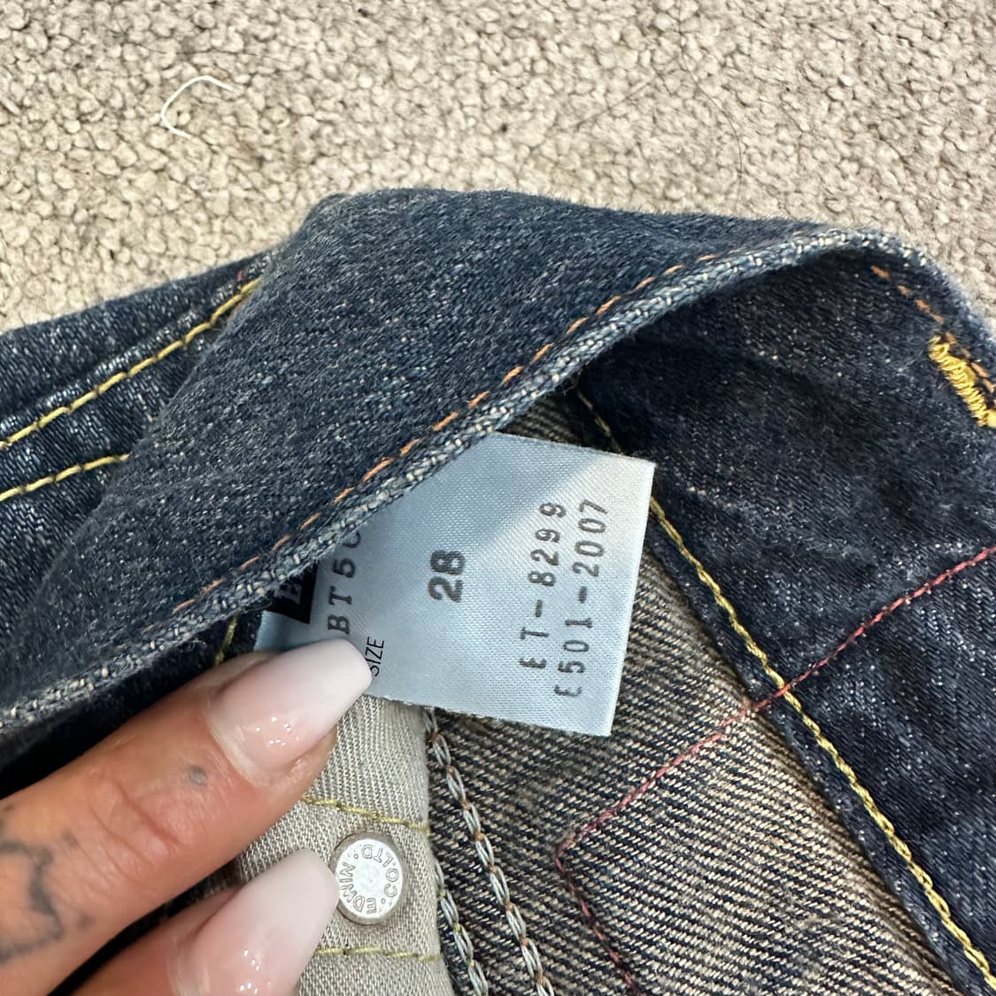 에드윈503 블루트립 BT5011 부츠컷 데님(30) 상품이미지6