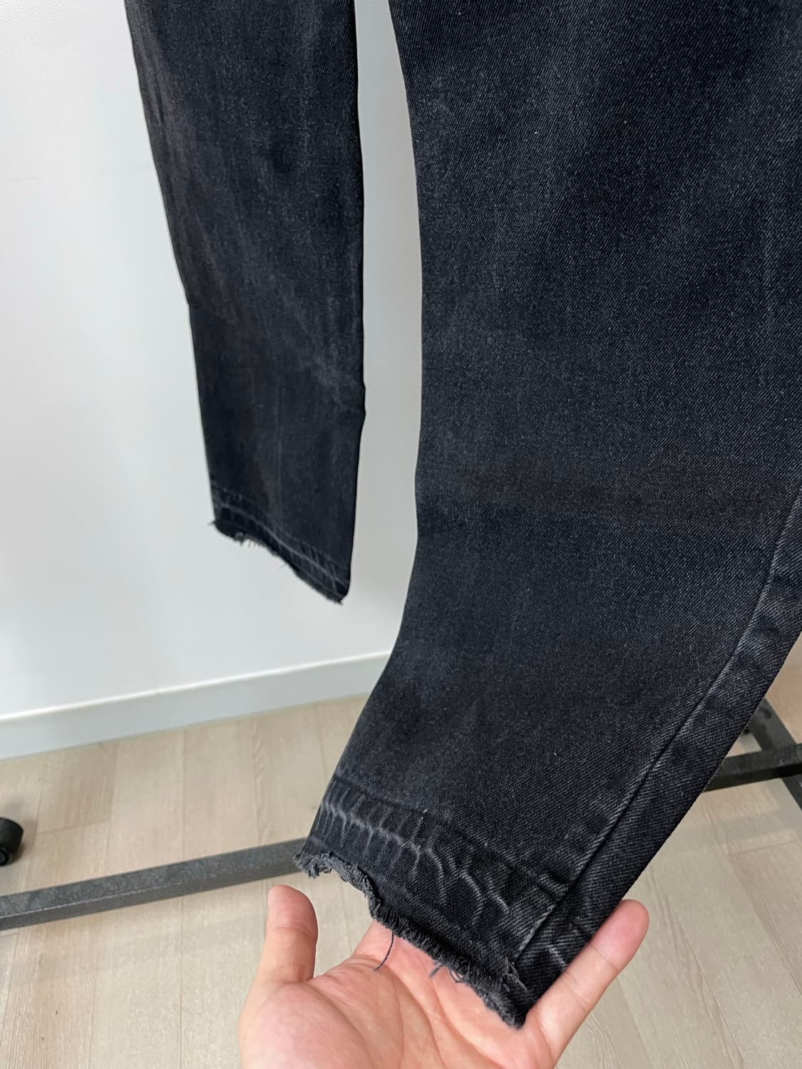 (S) Levis 리바이스550  usa 릴렉스핏 블랙 데님팬츠 상품이미지6
