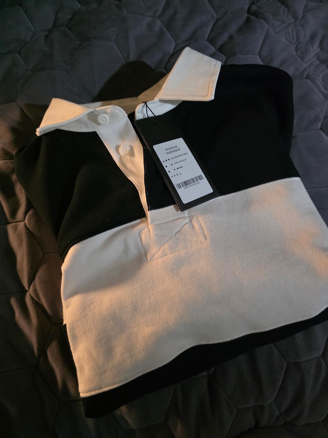 무신사 스트라이프 카라티 상품이미지3